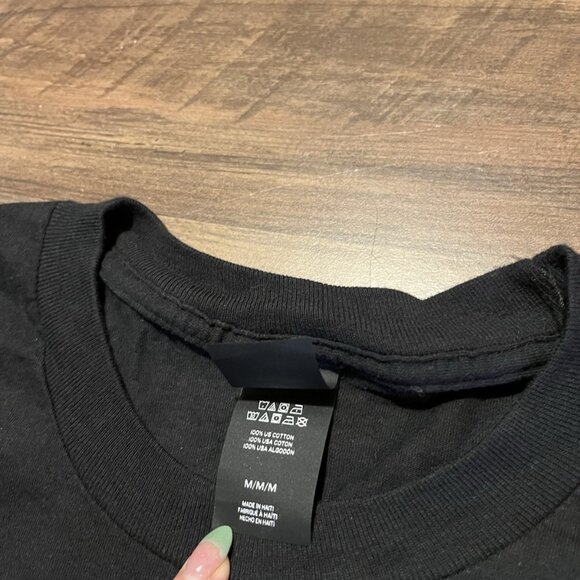 Rico Nasty 2023 Band Tee Black T-shirt Anime Rock Rap Gothic Medium Streetwear - Picture 4 of 5